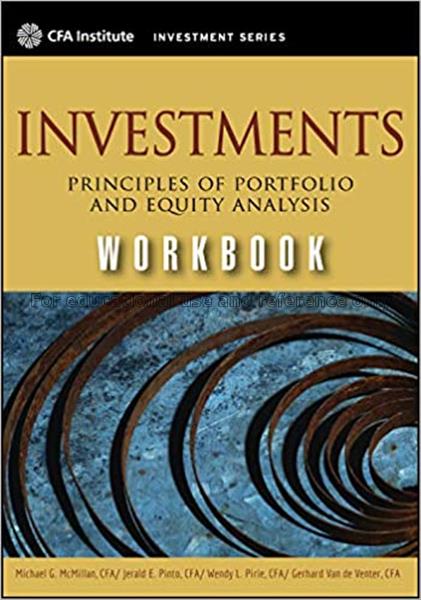 Investments workbook : Principles of portfolio and...