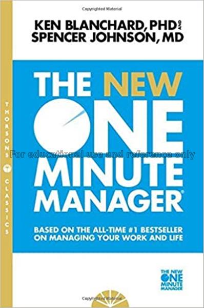 The one minute manager / Kenneth Blanchard, Spence...