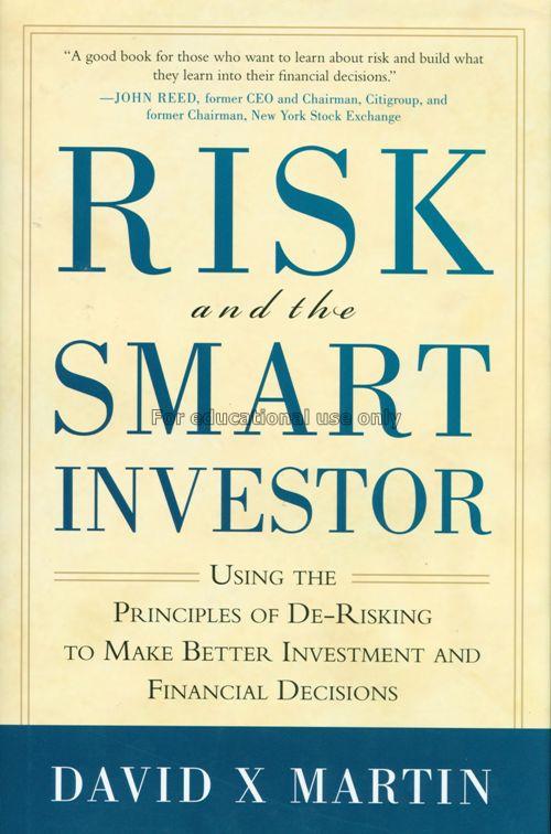 Risk and the smart investor : using the principles...
