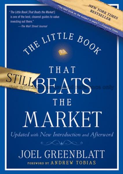 The little book that still beats the market / Joel...