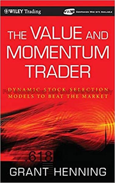 The value and momentum trader : dynamic stock sele...