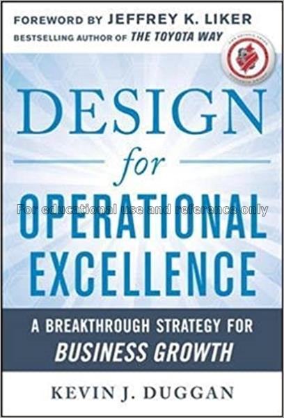 Design for operational excellence : a breakthrough...