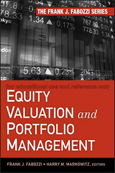 Equity valuation and portfolio management (Frank J...