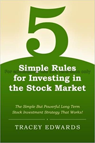 5 simple rules for investing in the stock market /...