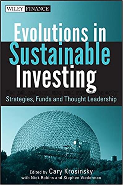 Evolutions in sustainable investment : strategies,...
