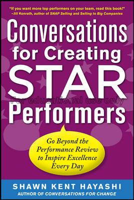 Conversations for creating star performers : go be...