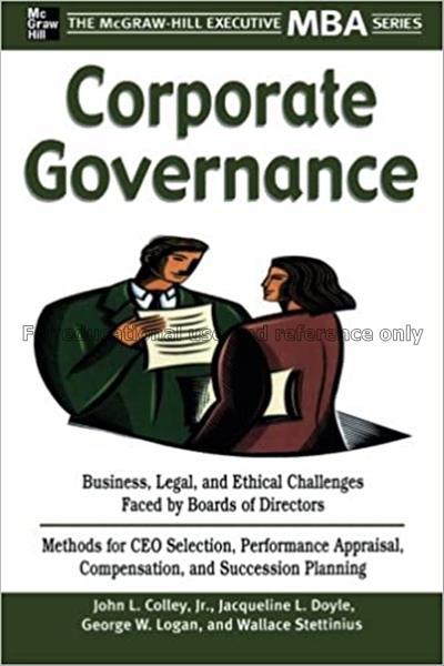 Corporate governance  / John L.Colley...