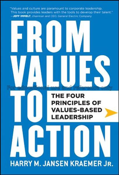 From values to action : the four principles of val...