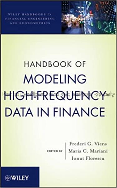 Handbook of modeling high-frequency data in financ...