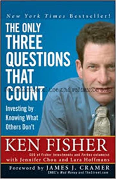 The only three questions that still count : invest...