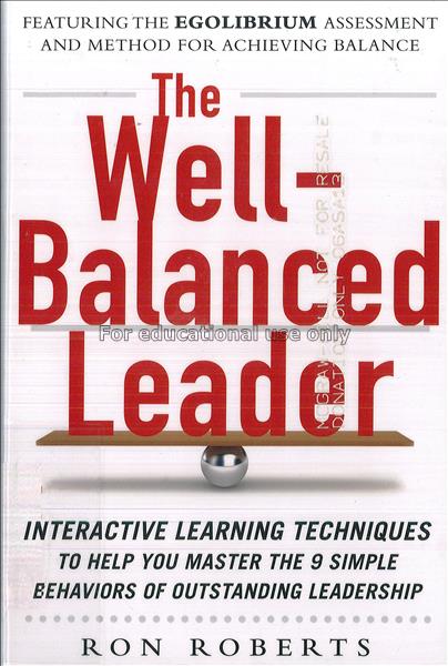 The well-balanced leader : interactive learning te...