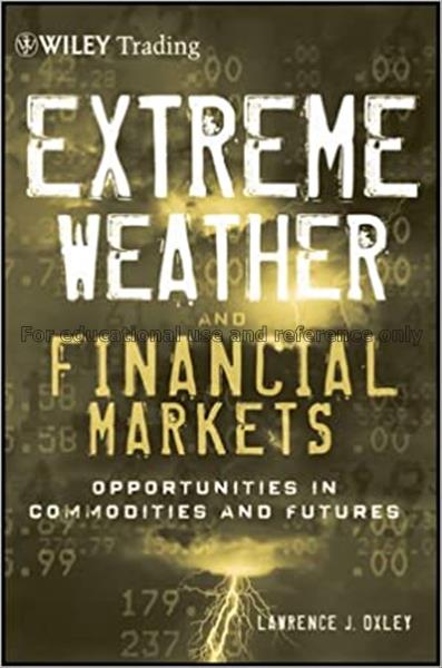 Extreme weather and financial markets : opportunit...