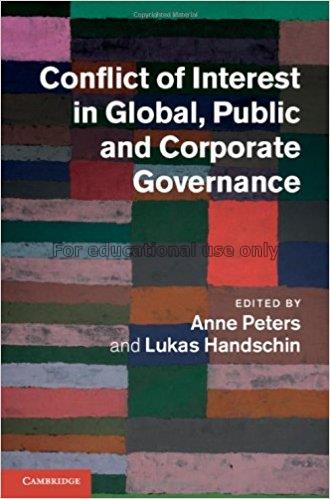 Conflict of interest in global, public and corpora...