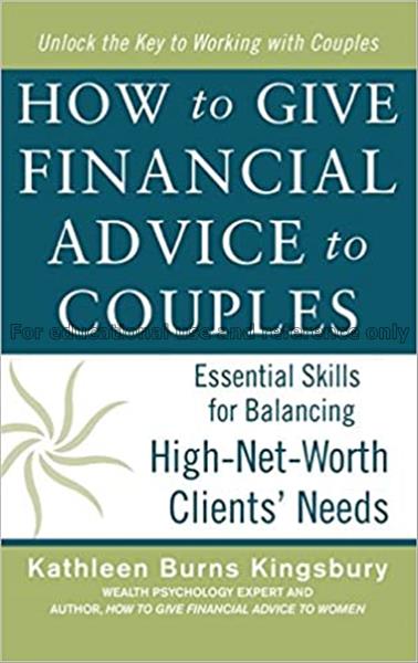 How to give financial advice to women : attracting...