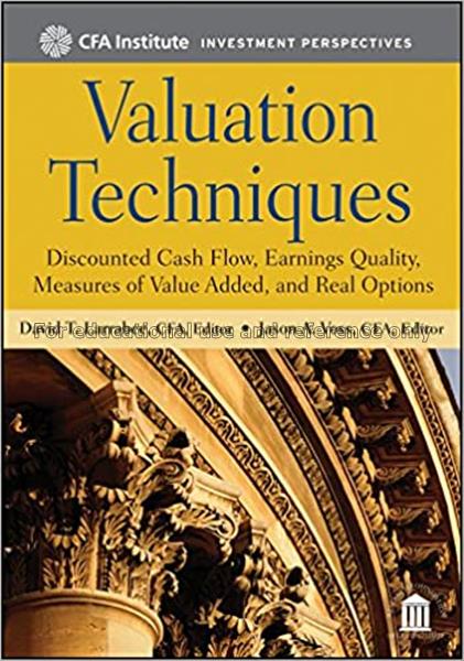 Valuation techniques : discounted cash flow, earni...