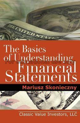The basics of understanding financial statements: ...