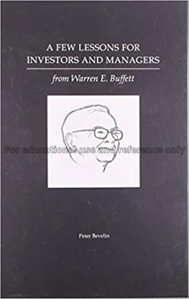 A few lessons for investors and managers from Warr...
