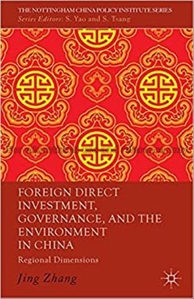 Foreign direct investment, governance, and the env...