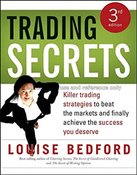 Trading secrets : killer trading strategies to bea...