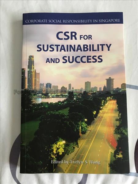 CSR for sustainability and success : corporate soc...