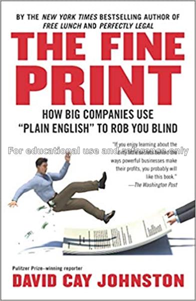 The fine print : how big companies use 