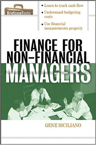 Finance for non-financial managers / Gene Sicilian...
