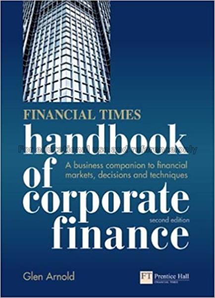 Handbook of corporate finance : a business compani...