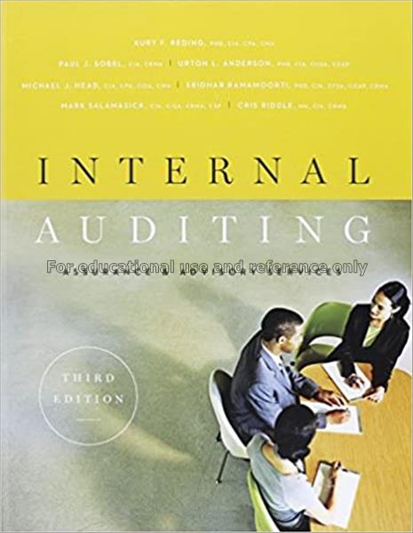 Internal auditing : assurance & advisory services ...