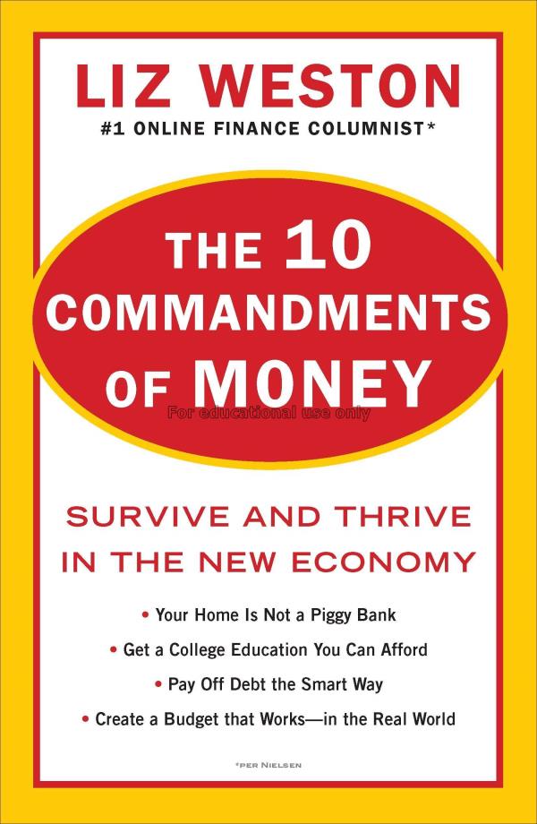 The 10 commandments of money : survive and thrive ...