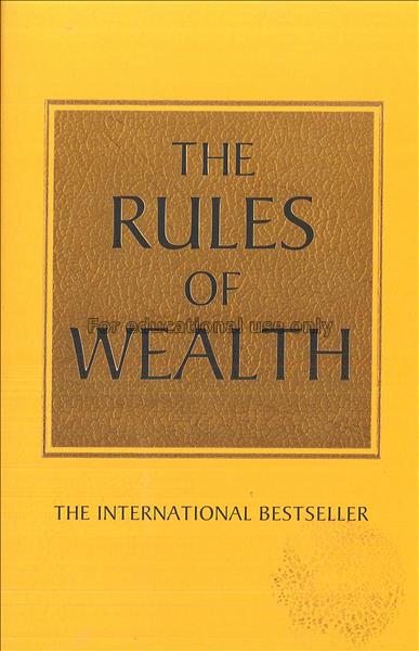 The rules of wealth : a personal code for prosperi...