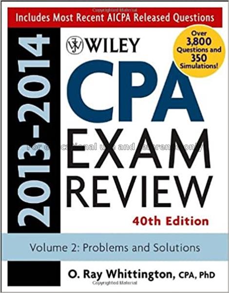 Wiley CPA exam review 2013 - 2014 : volume 2 : pro...