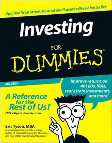 Investing for dummies / by Eric Tyson...
