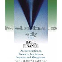 Basic finance : an introduction to financial insti...