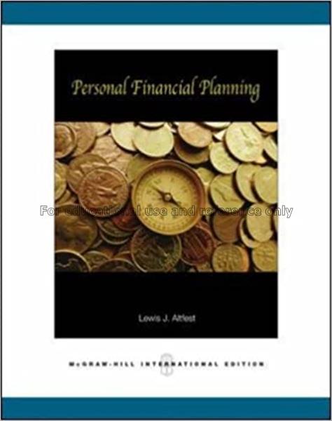 Personal financial planning / Lewis J. Altfest...