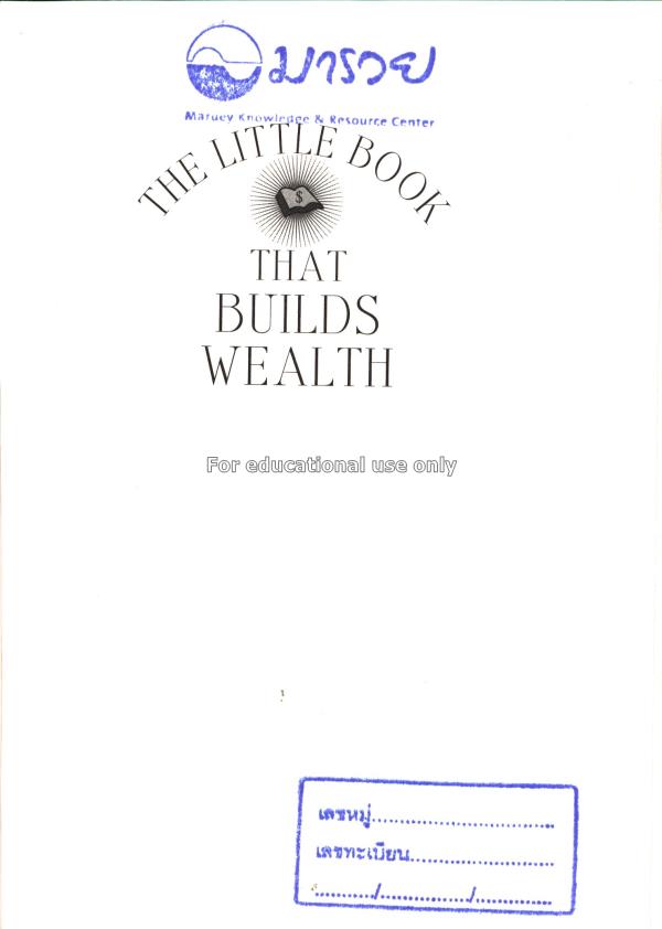 The little book that builds wealth : the knock-out...