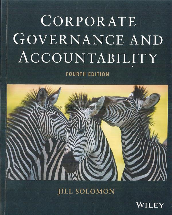 Corporate governance and accountability /  Jill So...