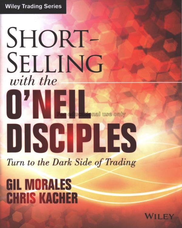 Short selling with the O’Neil disciples : turn to ...