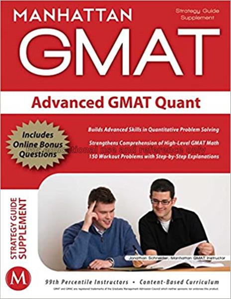 Advanced GMAT quant / Manhattan GMAT...