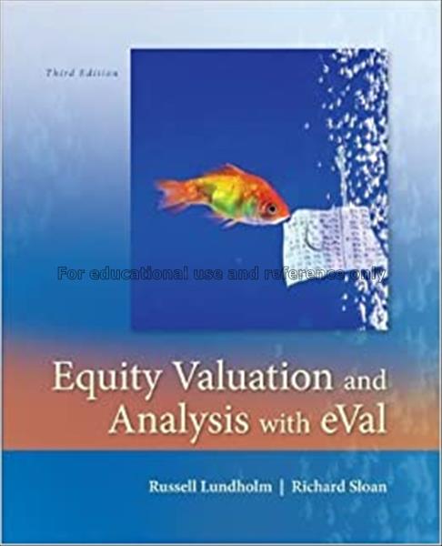 Equity valuation and analysis with eVal / Russell ...