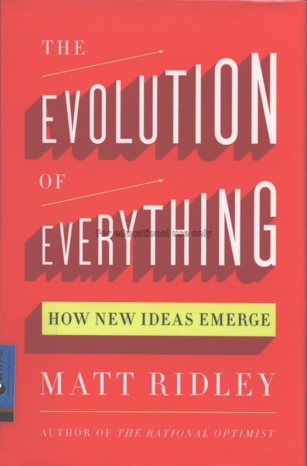 The evolution of everything :how new ideas emerge ...