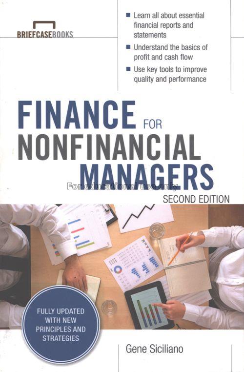 Finance for nonfinancial managers / Gene Siciliano...