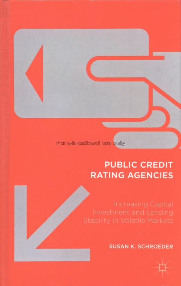 Public credit rating agencies:increasing capital i...