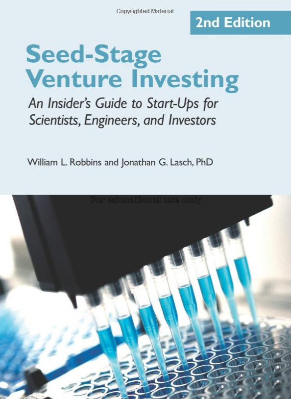 Seed-stage venture investing : an Insider's guide ...