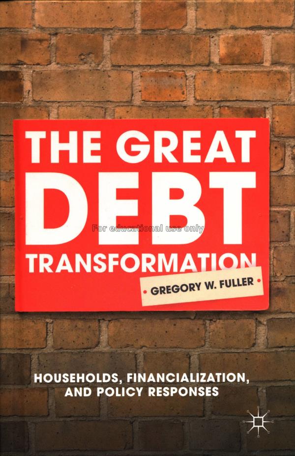 The great debt transformation : households, financ...