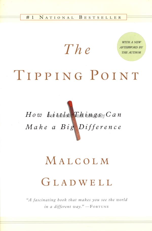 The tipping point : how little things can make a b...