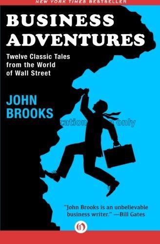 Business adventures/[by] John Brooks...