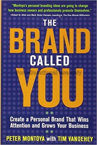 The brand called you : create a personal brand tha...
