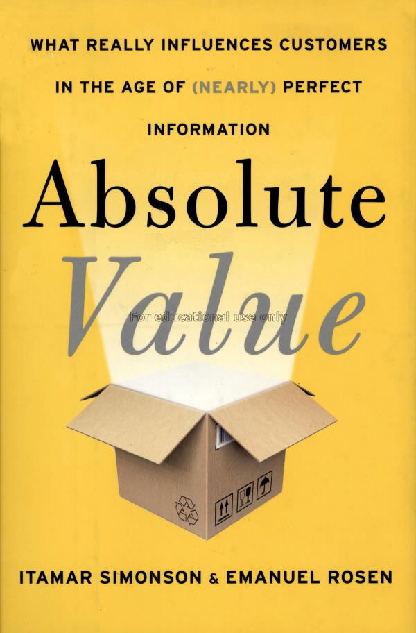 Absolute value : what really influences customers ...