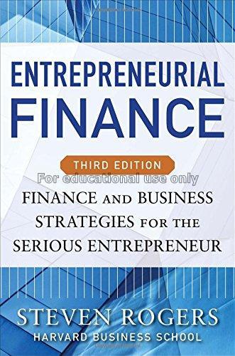 Entrepreneurial finance : finance and business str...