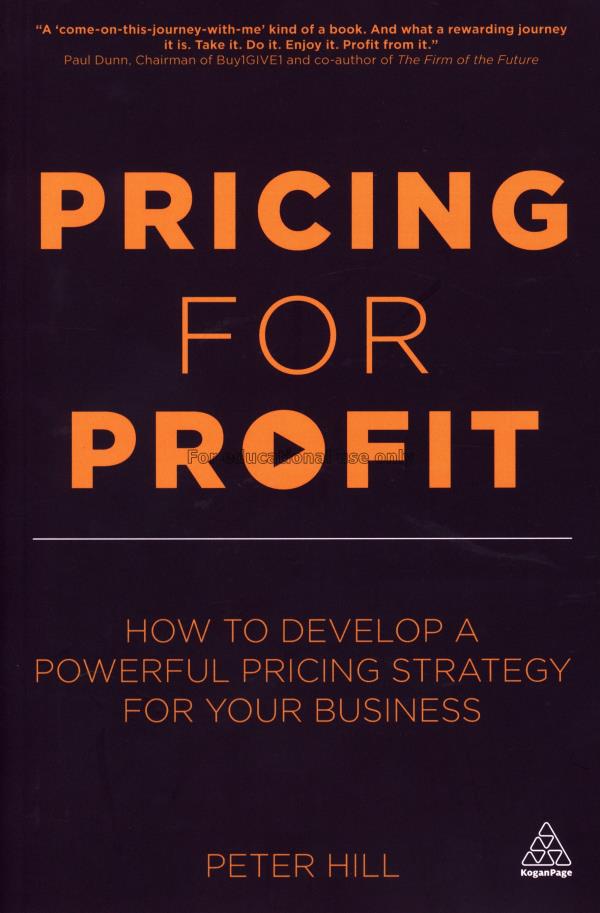 Pricing for profit : how to develop a powerful pri...